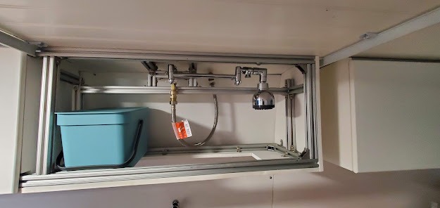 Shower head and construction detail